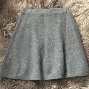 Tahari Gray Wool Skirt